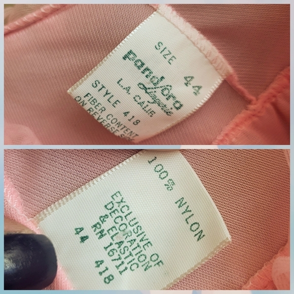 Vintage Pandora Lingerie Pink Nightgown - Picture 8 of 8